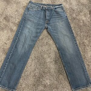 Levi's 505 38 x 32 Men's Straight Blue Jeans